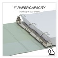 Binders & Binding Supplies | Samsill U69342 Earth's Choice Plant-Based BOHO 11 in. x 8.5 in. 1 in. Capacity D-Ring View Binders - Sage (2/Pack) image number 1