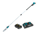 Pole Saws | Makita XAU02PTB 18V X2 (36V) LXT Brushless Lithium-Ion 10 in. x 13 ft. Cordless Telescoping Pole Saw Kit with with 2 Batteries (5 Ah) image number 0
