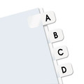  | Redi-Tag B31005 Legal Index Tabs, 1/12-Cut Tabs, A-Z, White, 0.44-in Wide, 104/pack image number 2