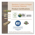 Food Service | World Centric KNBBI Bamboo Paper Knife Cutlery - Natural (750/Carton) image number 3