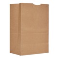 Cleaning & Janitorial Supplies | Ross & Wallace Paper Products 110410 12 in. x 7 in. x 17 in. 52 lbs. Capacity 1/6 BBL Grocery Paper Bags - Kraft (500/Bundle) image number 0