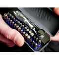 Socket Sets | Wiha Tools 76889 32-Piece GoBox TerminatorBlue Impact Bit Set with Mini Ratchet image number 7
