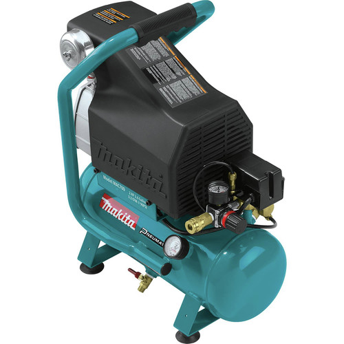 Portable Air Compressors | Makita MAC700 2 HP 2.6 Gallon Oil-Lube Hotdog Air Compressor image number 0