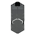 Cleaning & Janitorial Supplies | Boardwalk TSU-P-006I006I-56-AAS80 5.22 oz Vertical Urinal Screen - Midnight Coast Scent/Black (6/Carton) image number 2