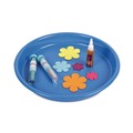 Desk Accessories & Office Organizers | Deflecto 39514BLU 13 in. Diameter Little Artist Antimicrobial Craft Tray - Blue image number 1