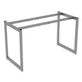 Office Desks & Workstations | Alera ALELSTB24GR Open Office Desk Series Adjustable O-Leg 24 in. Desk Base - Silver image number 5