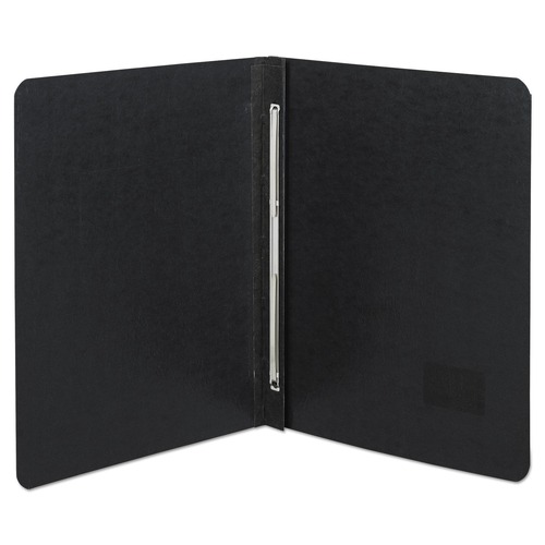 Office Jansan | ACCO A7025071A 8.5 in. x 11 in. 3 in. Capacity Two-Piece Prong Fastener Side Bound Report Cover with Tyvek Reinforced Hinge - Black image number 0