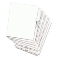 Office Jansan | Avery 12393 11 x 8.5 Avery-Style Preprinted Legal Bottom 26-Tab Dividers - White (25/Pack) image number 5