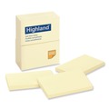 Office Jansan | Highland 6559 3 in. x 5 in. Self-Stick Notes - Yellow (12 Pads/Pack) image number 0