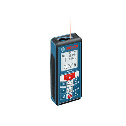 Laser Distance Measurers | Bosch GLM80 265 ft. Lithium-Ion Laser Distance Meter image number 0
