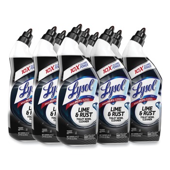 LYSOL Brand 24 oz. Lime & Rust Toilet Bowl Cleaner - Atlantic Fresh (9/Carton)