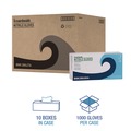 Disposable Gloves | Boardwalk 380LCTA 4 mil. Disposable General-Purpose Nitrile Gloves - Large, Blue (1000/Carton) image number 6