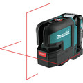 Rotary Lasers | Makita SK105DNAX 12V max CXT Lithium-Ion Cordless Self-Leveling Cross-Line Red Beam Laser Kit (2 Ah) image number 6