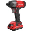 Impact Drivers | Factory Reconditioned Craftsman CMCF800C1R V20 Brushed Lithium-Ion 1/4 in. Cordless Impact Driver Kit (1.5 Ah) image number 2