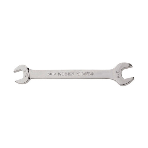 Open End Wrenches | Klein Tools 68464 11/16 in. and 3/4 in. Open-End Wrench image number 0