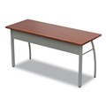 Office Desks & Workstations | Linea Italia LITTR742CH Trento Line 59.13 in. x 23.63 in. x 29.5 in. Rectangular Desk - Shaker Cherry image number 1