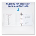  | Avery 17577 11 in. x 8.5 in. 2 in. Capacity 3-Rings Durable View Binder with DuraHinge and Slant Rings - White (4/Pack) image number 9