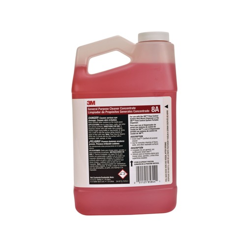 Cleaning & Janitorial Supplies | 3M 8A General Purpose Cleaner Concentrate Clean Scent 0.5 gal Bottle 4/Carton image number 0