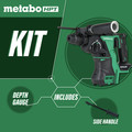 Rotary Hammers | Metabo HPT DH18DBLQ4M 18V Cordless Lithium-Ion Brushless SDSplus Rotary Hammer (Tool Only) image number 1