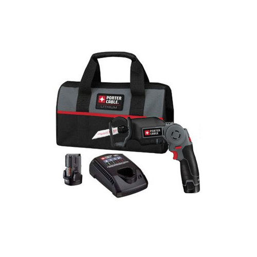 Factory Reconditioned Porter Cable Pcl120crcd 2r 12v Max Lithium Ion Pivoting Reciprocating Saw With Free Drill Driver Cpo Outlets