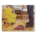 Mops | Rubbermaid Commercial FGD25306RD00 Super Stitch Large Cotton/Synthetic Blend Mop Heads - Red (6/Carton) image number 3