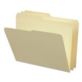 Office Jansan | Smead 10320 Interior File Folders with Assorted 1/2-Cut Tab Positions - Letter, Manila (100/Box) image number 3