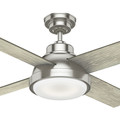 Ceiling Fans | Casablanca 59436 44 in. Levitt Brushed Nickel Ceiling Fan with LED Light Kit and Wall Control image number 3