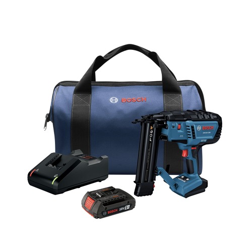 Brad Nailers | Factory Reconditioned Bosch GNH18V-18MB12-RT 18V Lithium-Ion Brushless Cordless 18-Gauge Brad Nailer Kit (2 Ah) image number 0