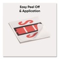 Labels | Smead 67089 1 in. x 1.25 in. S Color-Coded End Tab Filing Labels - White (1-Roll) image number 3