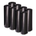 Trash Bags | Boardwalk H5645TKKR01 23 Gallon 0.9 mil 28 in. x 45 in. Perforated Roll Linear Low Density Can Liners - Black (25 Bags/Roll, 8 Rolls/Carton) image number 0