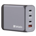 Office Electronics & Batteries | Verbatim 32204 200 Watts 4-Port GaN Wall Charger - Black/Gray image number 0