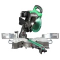 Miter Saws | Metabo HPT C3612DRAQ4M 36V MultiVolt Sliding Dual Bevel Lithium-Ion 12 in. Cordless Miter Saw with Torque Boost Technology (Tool Only) image number 2
