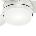 Ceiling Fans | Hunter 54211 48 in. Midtown Fresh White Ceiling Fan with LED Light Kit and Remote image number 5