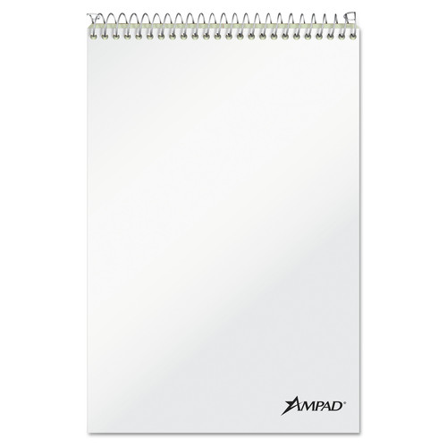 Mothers Day Sale! Save an Extra 10% off your order | Ampad 25-278 6 in. x 9 in. Steno Pads - Gregg, Green Cover/Yellow Pad (80 Sheets/Pad, 6 Pads/Pack) image number 0
