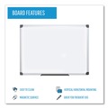 Office & Office Supplies | MasterVision MA2107170 96 in. x 48 in. Value Aluminum Lacquered Steel Magnetic Dry Erase Board - White/Silver image number 6