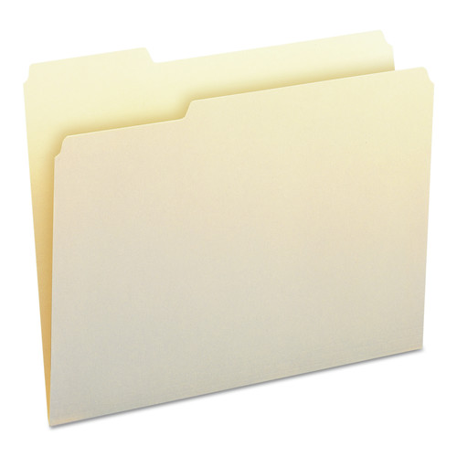 Office Jansan | Smead 10331 Interior File Folders with 1/3-Cut Left Tabs - Letter, Manila (100/Box) image number 0