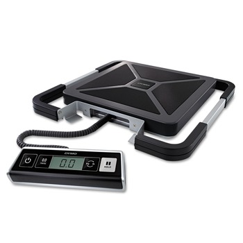 DYMO by Pelouze 1776112 S250 250 lbs. Capacity Portable USB Digital Shipping Scale - Black/Silver