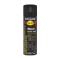 Paint | Rust-Oleum RSTV2179838CT 15 oz Hard Hat High Performance V2100 System Rust Preventive Enamel Spray Paint - Gloss Black (6/Carton) image number 0