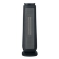 Space Heaters | Alera HECT24 7.17 in. x 7.17 in. x 22.95 in. Ceramic Heater Tower with Remote Control - Black image number 0