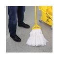 Mops | Boardwalk BWK2032RCT No. 32 Rayon Cut-End Wet Mop Head - White (12/Carton) image number 8