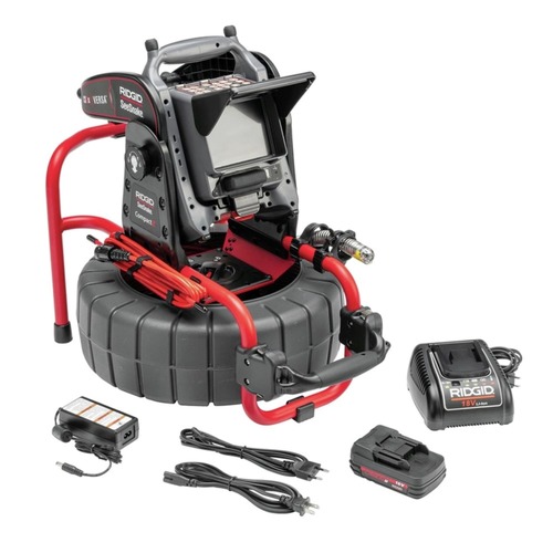 Plumbing Inspection & Locating | Ridgid 63828 18V SeeSnake C40 Compact Lithium-Ion Cordless Camera System Kit with TruSense  (2.5 Ah) image number 0