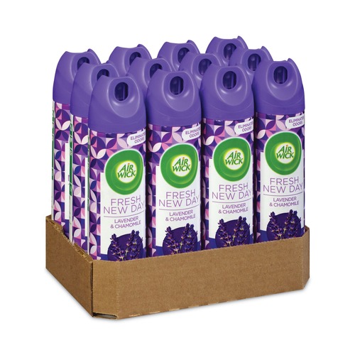 Odor Control | Air Wick 62338-05762 8 oz. Spray Aerosol Air Freshener - Lavender and Chamomile (12/Carton) image number 0