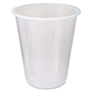 Fabri-Kal 3 oz RK Crisscross Plastic Cold Drink Cups - Clear (2500/Carton)