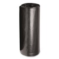 Trash Bags | Boardwalk X7658AKKR01 38 in. x 58 in. 60 gal. 1.5 mil Reprocessed Resin Perforated Roll Can Liners - Black (100/Carton) image number 0