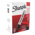 Office Jansan | Sharpie 15001 King Size Broad Chisel Tip Permanent Marker - Black (1-Dozen) image number 1