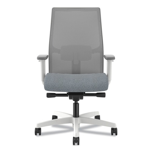 Office Chairs | HON HONI2MM2AFA25WX 17 in. to 21 in. Seat Height Adjustable Lumbar Support Ignition 2.0 4-Way Stretch Mid-Back Mesh Task Chair - White image number 0