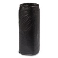 Trash Bags | Inteplast Group S243308K 16 Gallon 8 mic 24 in. x 33 in. High-Density Commercial Can Liners - Black (50 Bags/Roll, 20 Interleaved Rolls/Carton) image number 3