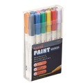 Permanent Markers | uni-ball 63721 Fine Bullet Tip Permanent Marker - Assorted Colors (12/Set) image number 0