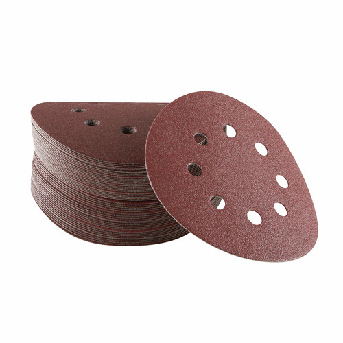 Sanding Sheets | Bosch SR5R320 5-Pc 5 in. 320-Grit Sanding Discs for Wood image number 0