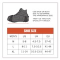 Fall Protection | Ergodyne 16923 Trex 6325 Spikeless Traction Devices - Medium (Men's Size 8 to 11) Black (1-Pair) image number 3